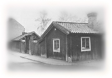 Gammalt hus i Falun